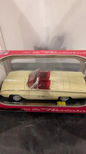 Anson 1963 Ford Thunderbird Convertible 1:18 Scale Cream color - Picture 1 of 9