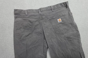 Carhartt Rugged Flex Pants Mens 40x32 Gray Relaxed Fit 5-Pocket Work Outdoors - Picture 1 of 12
