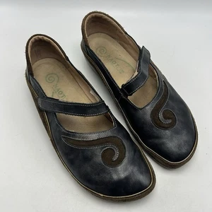 NAOT Matai Swirl Mary Jane scarpe basse comode donna 8,5 EU 39 pelle grigia - Foto 1 di 9