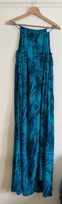 Label Lab Size 14 Summer Dress turquoise and blue  - Image 1 of 4