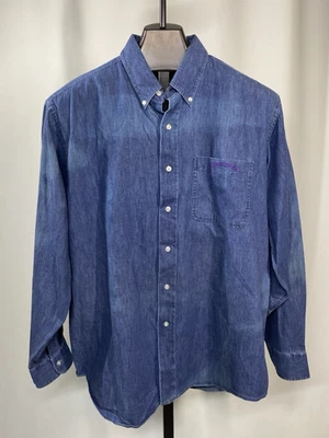 Vintage CAMEL CIGARETTES Denim Shirt SIZE XL advertising 90s Y2K - Image 1 of 4