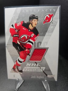2025-26 UD Artifacts Hockey Jack Hughes NHL Remnants Game Used Jersey #NR-14 - Picture 1 of 2