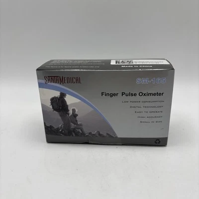 Oxímetro de pulso de dedo SpO2 y monitor de pulso SANTAMEDICAL SM-165 Foto 1 de 4