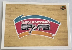 SAN ANTONIO SPURS 1991-92 Upper Deck Italiano #154 Logo NBA - Foto 1 di 2
