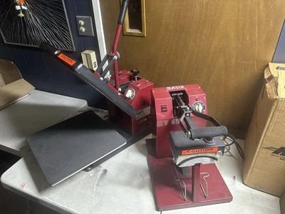 Термотрансферный машинный пресс HIX B-400 15 x 15 дюймов и шляпный пресс HIX B-250 - Изображение 1 из 4