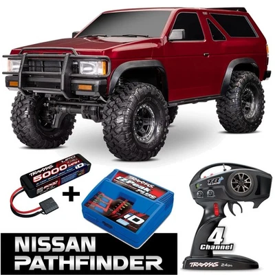 TRAXXAS# TRX-4 Nissan Pathfinder/Terrano + 5000 mAh Lipo Akku +ID-Lader SPAR-SET - Bild 1 von 4