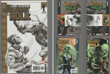 Ultimate Wolverine vs Hulk 1 2 3 4 variant lot sketch 2nd 3rd print VF/NM Marvel