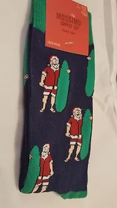 Mossimo Supply Co. Surfer Santa Socks NEW - Picture 1 of 4