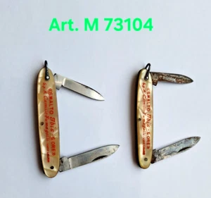 Coppia coltellini pieghevole doppia lama 8 cm chiuso - Imagen 1 de 5