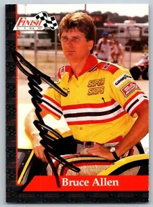 Bruce Allen 1993 Finish Line #72 SIGNED Autograph Racing NHRA Card - Picture 1 of 2