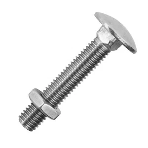 Schlossschrauben & Sechskantmuttern - Flachkopfschrauben - Edelstahl A2 - Picture 1 of 7