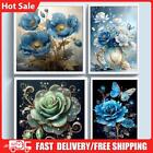 Full Embroidery Eco-cotton Thread 11CT Printed Flower Cross Stitch Kit Art