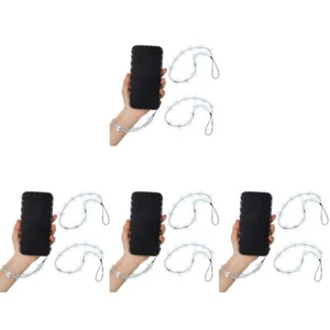 4 PCS Handy Kette Mädchen Telefonhalsband Perlschnur Telefonkette - Zdjęcie 1 z 12