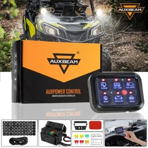 AUXBEAM 6 Gang Switch Panel Light Control Green Backlit for Polaris RZR Pro R - Picture 1 of 12