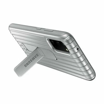 COVER STANDING ORIGINALE SAMSUNG GALAXY S20 G980 G981 SUPPORTO CUSTODIA GRIGIA - Immagine 1 di 2