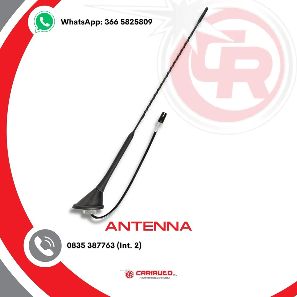 LAMPA Antenna Tetto Posteriore Autoradio Fiat Panda 169 2003 Lancia Ypsilon 843 2003