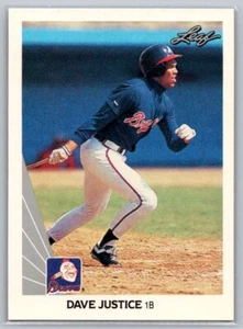1990 Leaf David Justice #297 - Picture 1 of 2