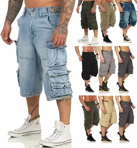 Jet Lag Herren Cargo Shorts 007 B Cargoshorts Bermuda Workershorts kurze Hose - Afbeelding 1 van 22