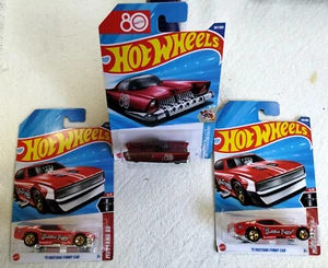 HW '71 Mustang Funny Car (2) & Mattel Dream Mobile 80th Anniversary Lot of 3 - Picture 1 of 2