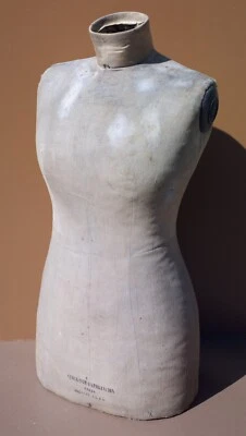 Mannequin buste STOCKMAN ancien EXPORTATION PARIS 1880 couture couturière déco - Photo 1/4
