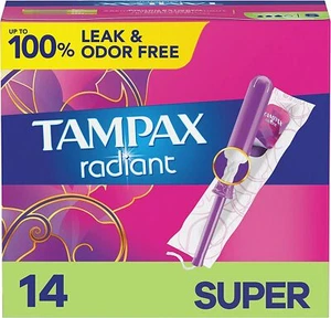 Tampones radiantes Tampax regulares súper 14 unidades - Imagen 1 de 1