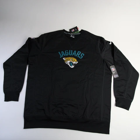 Jacksonville Jaguars Nike NFL On Field Apparel Dri-Fit Sweatshirt Men's New Cover