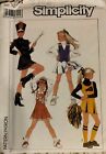 Simplicity 8786 Girls Cheerleader & Majorette Outfits Pattern Size 12 UNCUT