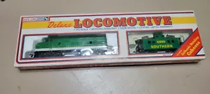 Deluxe Locomotive F-7 Loco Caboose Southern 8674 Life-Like Original Box - Picture 1 of 9