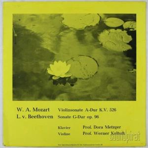 WERNER KELTSCH DORA METZGER BEETHOVEN MOZART VIOLIN SONATAS PRIVATE STEREO LP EX - Bild 1 von 3