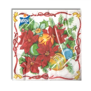 20 Tovaglioli Natalizi in carta Stelle decori di Natale Capodanno - 33x33cm - Foto 1 di 1