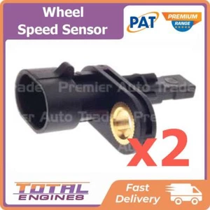 2x Sensor de velocidad de rueda PAT Premium para Holden Commodore Police VE 3,6 L V6 LE0 (H - Imagen 1 de 2