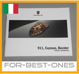 Italiano Porsche 911 991 981 982 718 Garanzia Manutenzione Serviceheft nuovo - Foto 1 di 12