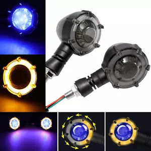 Luces LED de giro DRL para motocicleta para Harley Softail Deuce FXSTD EFI FXSTDI - Imagen 1 de 12