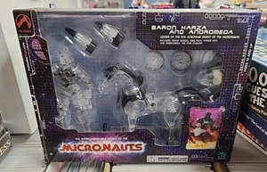Palisades Micronauts Clear Baron Karza Andromeda Takara Microman MIB MIP - Picture 1 of 1
