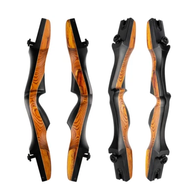 CNC machined archery wood handle laminated dymond wood 19" 21" 23" 25" ILF Riser - Image 1 of 4