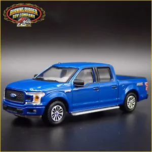 2015-2020 FORD F150 XL PICKUP TRUCK BLUE 1:64 SCALE DIORAMA DIECAST MODEL CAR - Picture 1 of 8