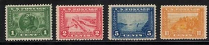 US Stamps Scott # 397 398 399 400 Panama Pacific Expo Issues - Mint OG H - Picture 1 of 2