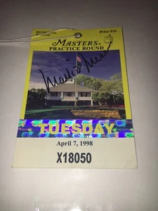 Mark O Meara Winner Signed 1998 Masters Ticket - Picture 1 of 1