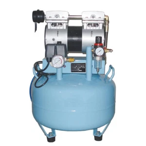 40L One-to-One Silent Dental Oilless Air Compressor with Regulator&Air Filter - Picture 1 of 2