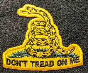 Don't Tread On Me Snake 2nd Amendment Second Amendment bestickter Biker Aufnäher - Bild 1 von 1