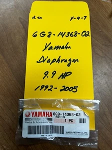 NEW OEM Yamaha Outboard Diaphragm 6G8-14368-02 9.9 HP 1992-2005 - Bild 1 von 2