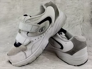 DR. SCHOLLS THERAPEUTIC Mens White Hook & Loop Comfort Walking Shoes Size 8 EEE - Picture 1 of 7