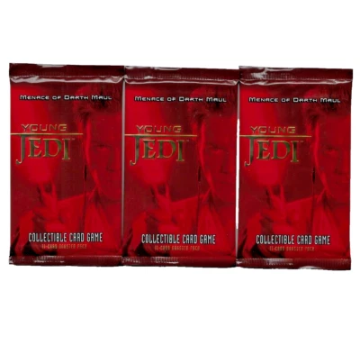 STAR WARS YOUNG JEDI 3 x PACKS 11 CARDS IN EACH BOOSTER PACK TCG SEALED - Image 1 of 2