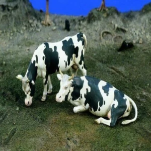 Unpainted 1/35 Resin model Reclining Cow 2pcs#3944MM - Picture 1 of 1