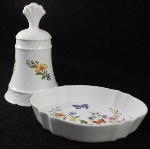 Aynsley Cottage Garden Garden Bell and Chatsworth Tray - Picture 1 of 7