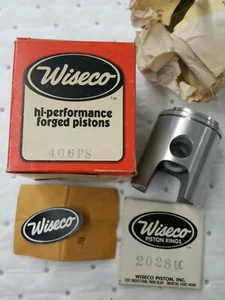 NOS WISECO PISTON 406PS BULTACO 125cc 2 CYCLE 51.5 mm - Foto 1 di 6