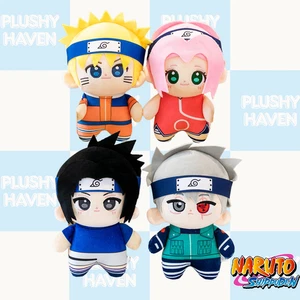Naruto Chibi Plush 9" Team 7 Sasuke Sakura Kakashi Uzumaki Anime Soft Doll - Picture 1 of 12