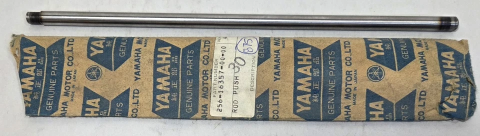NUEVO 1970-75 genuino Yamaha XS1 XS2 TX 650 XS650 embrague varilla de empuje OEM 256-16357-00 Foto 1 de 3