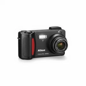 Nikon Coolpix 800 Kompaktzoom Digitalkamera - Schwarz - Bild 1 von 7