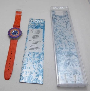 SWATCH QUARTZ SCUBA 200 RED ISLAND (SDK106) Armbanduhr Ø 38 mm OVP (O4730) - Bild 1 von 6